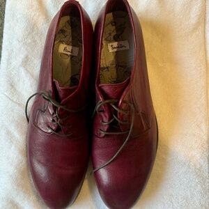 Paul Smith Pebble Grain Aubergine  Oxfords - Size 10